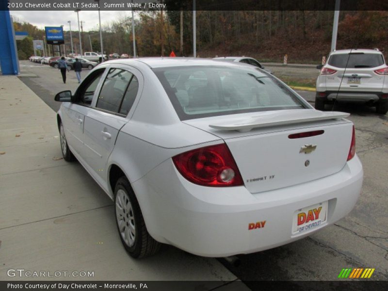 Summit White / Ebony 2010 Chevrolet Cobalt LT Sedan