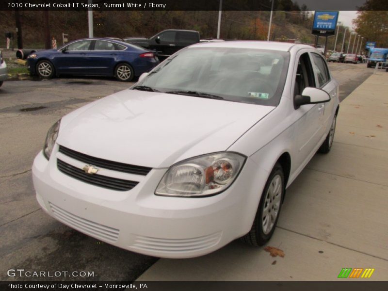 Summit White / Ebony 2010 Chevrolet Cobalt LT Sedan