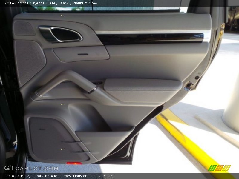 Black / Platinum Grey 2014 Porsche Cayenne Diesel