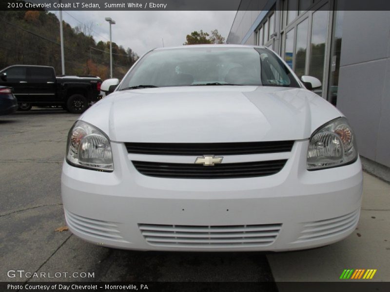 Summit White / Ebony 2010 Chevrolet Cobalt LT Sedan