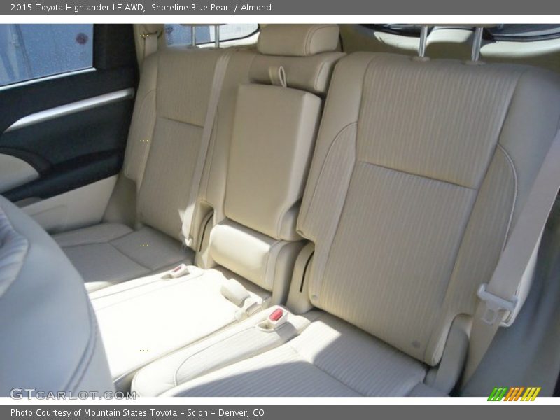 Shoreline Blue Pearl / Almond 2015 Toyota Highlander LE AWD