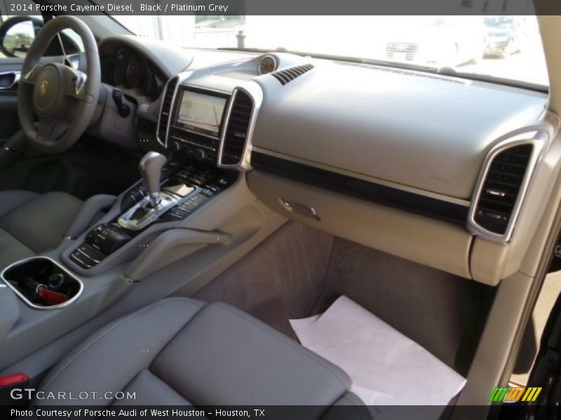 Black / Platinum Grey 2014 Porsche Cayenne Diesel