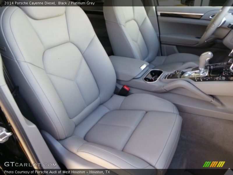 Black / Platinum Grey 2014 Porsche Cayenne Diesel
