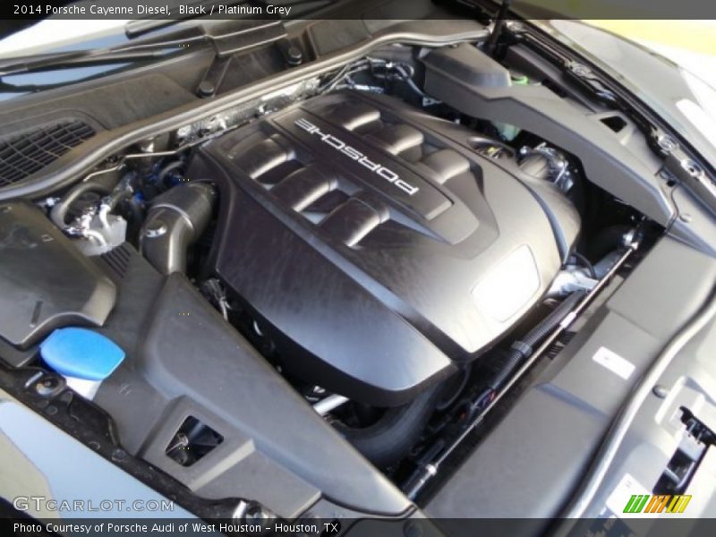 Black / Platinum Grey 2014 Porsche Cayenne Diesel