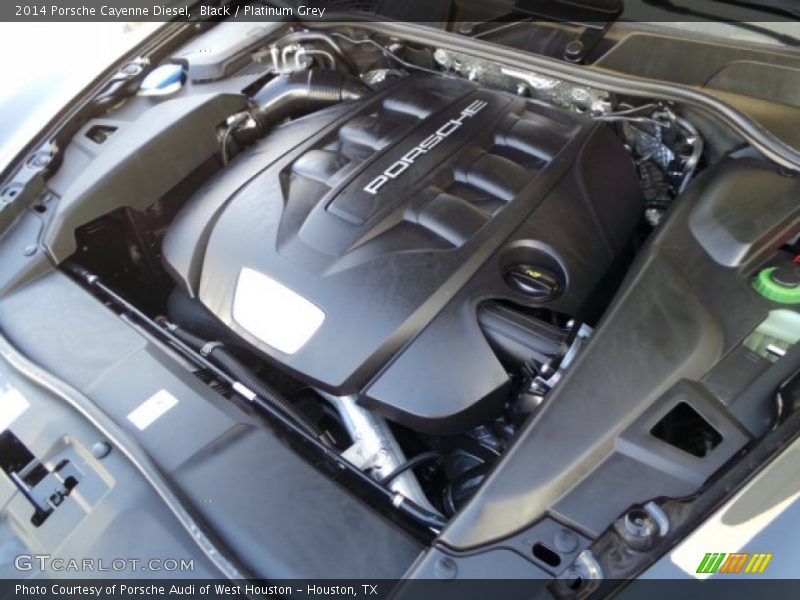 Black / Platinum Grey 2014 Porsche Cayenne Diesel