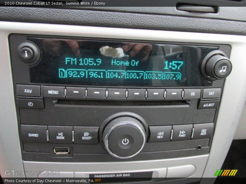 Summit White / Ebony 2010 Chevrolet Cobalt LT Sedan