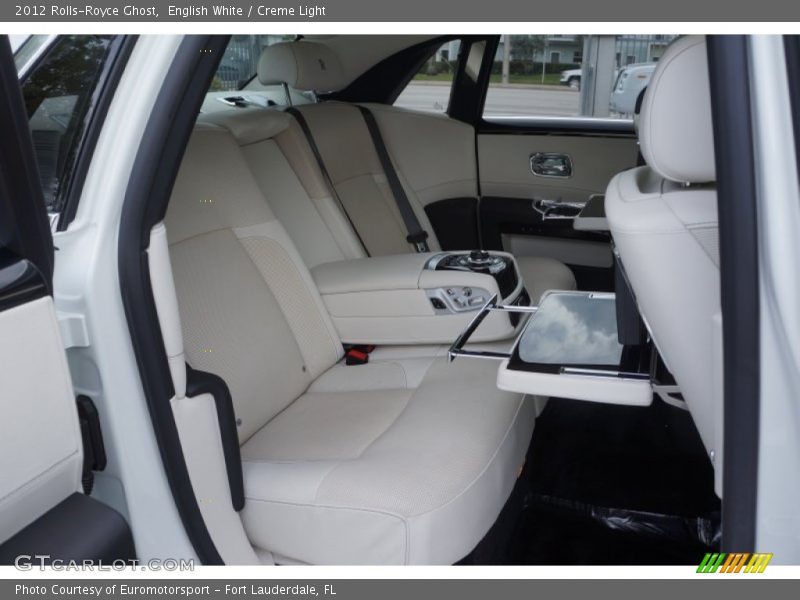 Rear Seat of 2012 Ghost 