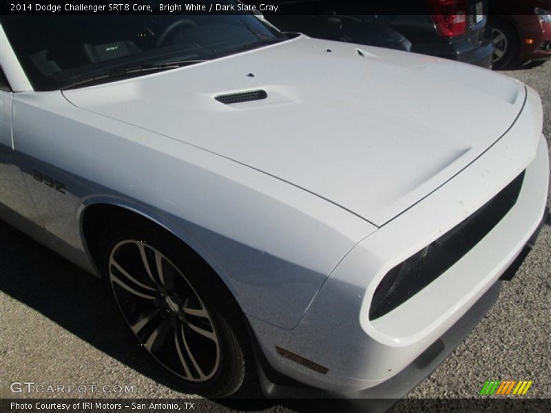 Bright White / Dark Slate Gray 2014 Dodge Challenger SRT8 Core