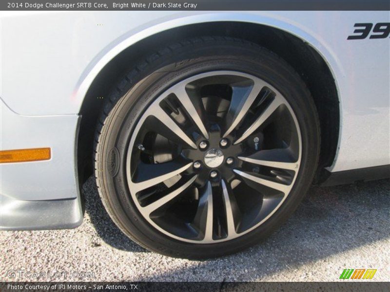 Bright White / Dark Slate Gray 2014 Dodge Challenger SRT8 Core