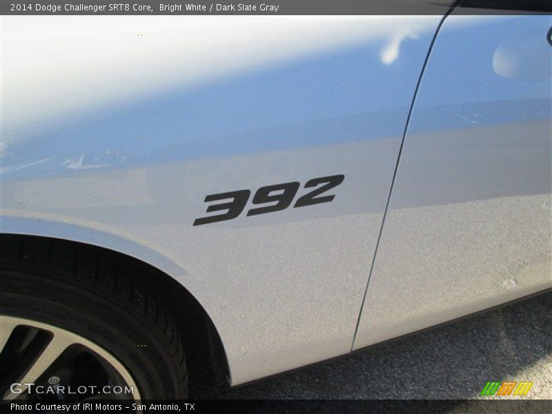 Bright White / Dark Slate Gray 2014 Dodge Challenger SRT8 Core