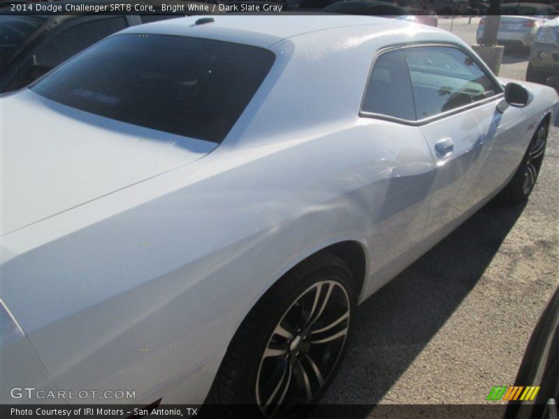 Bright White / Dark Slate Gray 2014 Dodge Challenger SRT8 Core