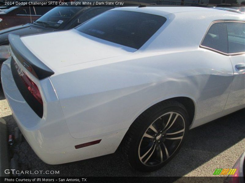 Bright White / Dark Slate Gray 2014 Dodge Challenger SRT8 Core