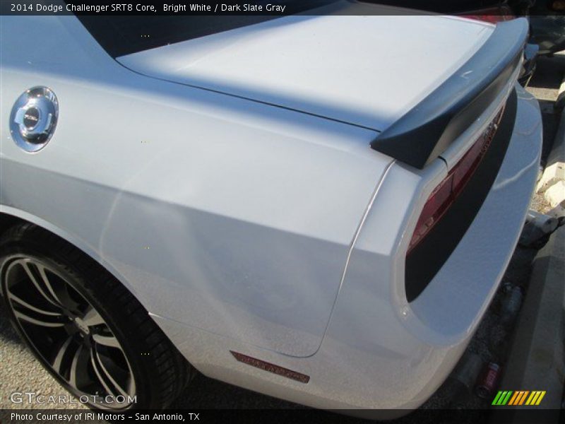 Bright White / Dark Slate Gray 2014 Dodge Challenger SRT8 Core