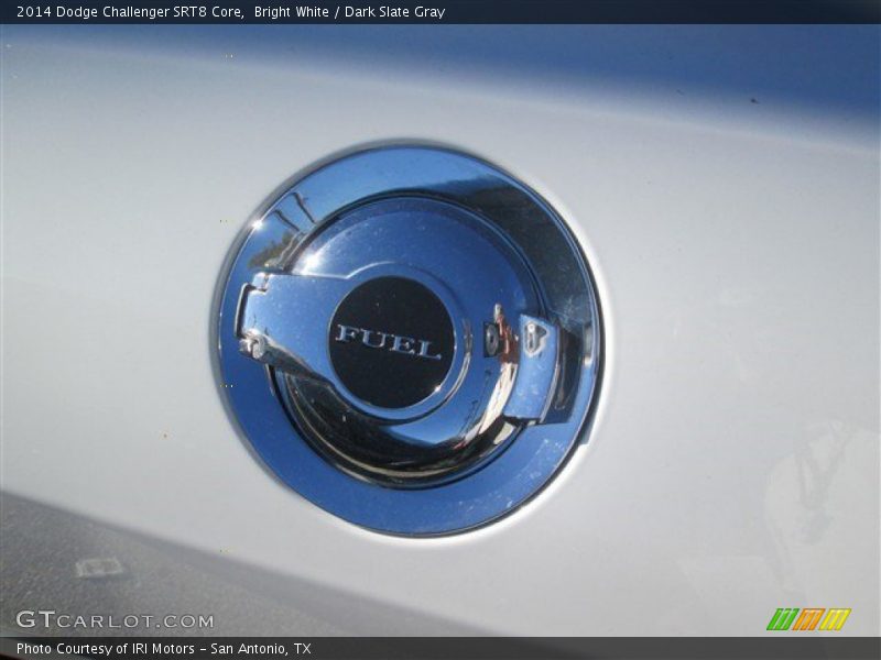 Bright White / Dark Slate Gray 2014 Dodge Challenger SRT8 Core