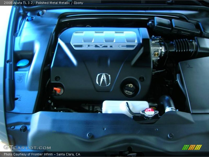 Polished Metal Metallic / Ebony 2008 Acura TL 3.2