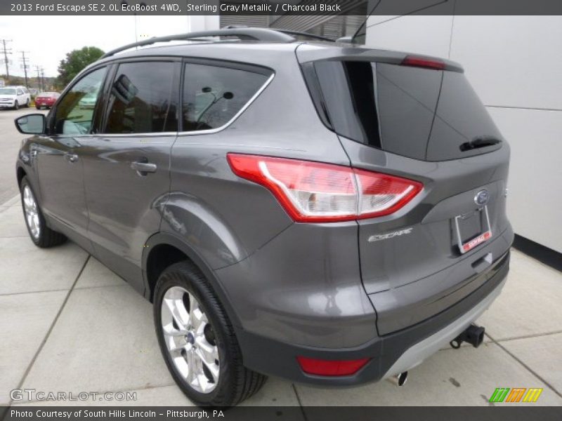Sterling Gray Metallic / Charcoal Black 2013 Ford Escape SE 2.0L EcoBoost 4WD