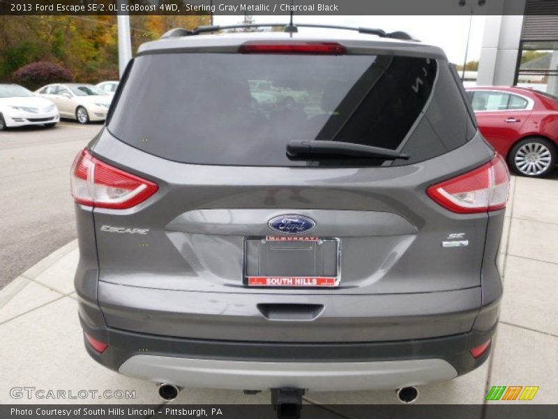 Sterling Gray Metallic / Charcoal Black 2013 Ford Escape SE 2.0L EcoBoost 4WD
