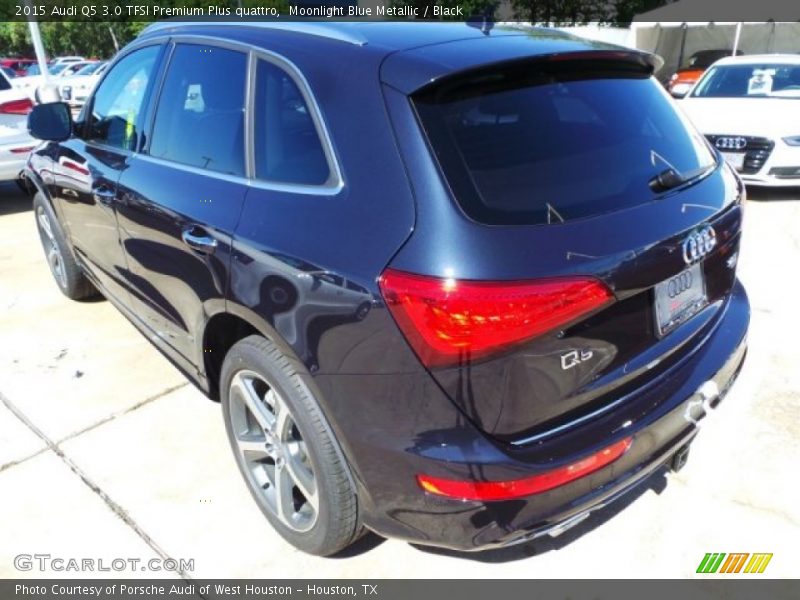 Moonlight Blue Metallic / Black 2015 Audi Q5 3.0 TFSI Premium Plus quattro