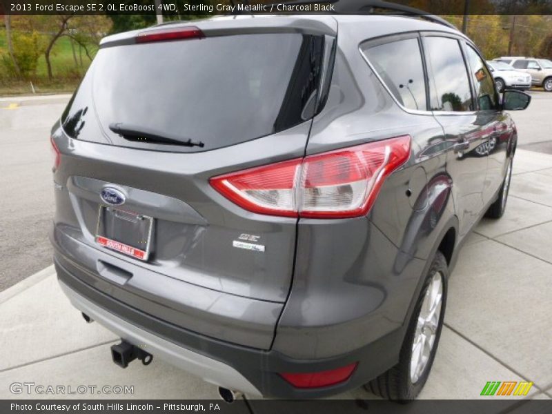 Sterling Gray Metallic / Charcoal Black 2013 Ford Escape SE 2.0L EcoBoost 4WD