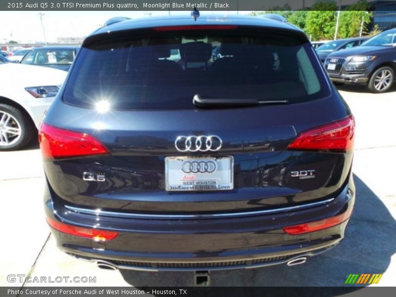 Moonlight Blue Metallic / Black 2015 Audi Q5 3.0 TFSI Premium Plus quattro