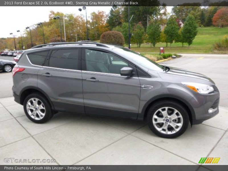 Sterling Gray Metallic / Charcoal Black 2013 Ford Escape SE 2.0L EcoBoost 4WD