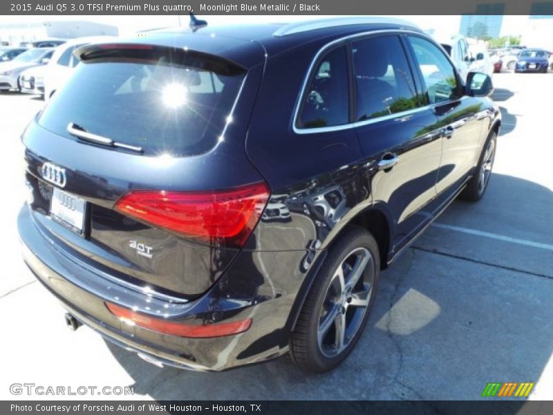 Moonlight Blue Metallic / Black 2015 Audi Q5 3.0 TFSI Premium Plus quattro