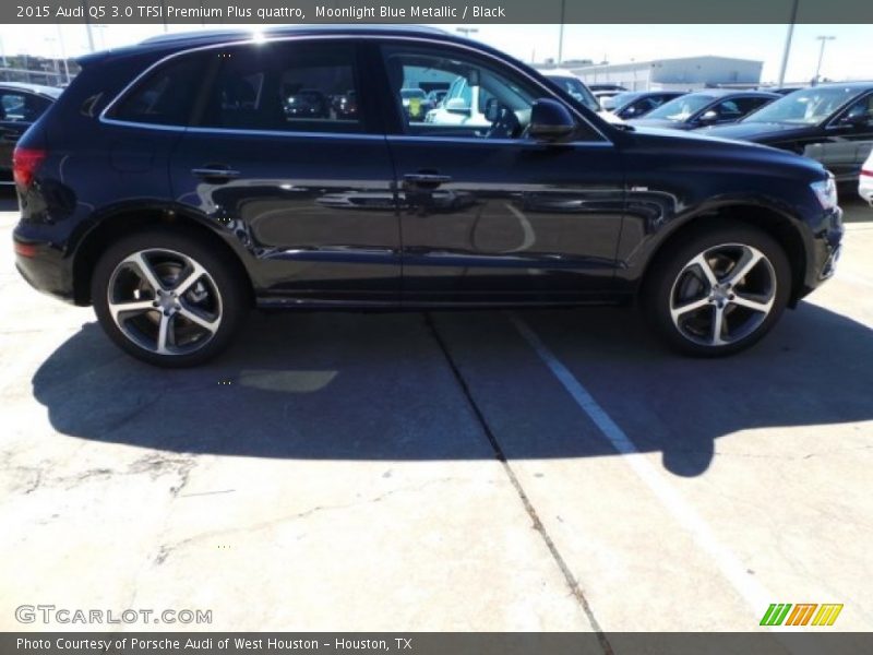 Moonlight Blue Metallic / Black 2015 Audi Q5 3.0 TFSI Premium Plus quattro