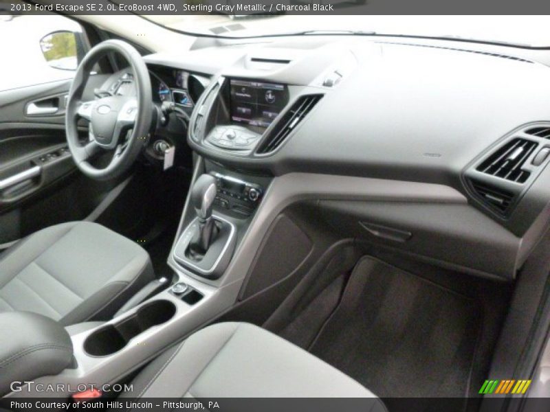 Sterling Gray Metallic / Charcoal Black 2013 Ford Escape SE 2.0L EcoBoost 4WD
