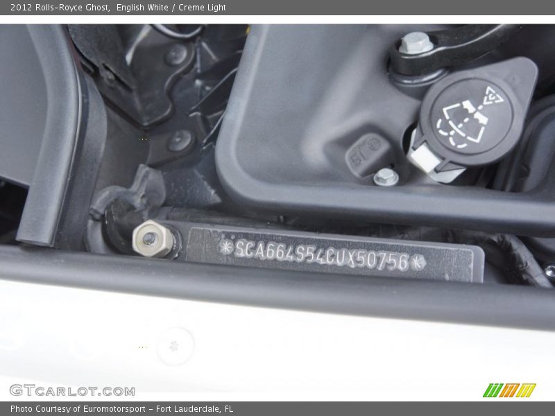 English White / Creme Light 2012 Rolls-Royce Ghost