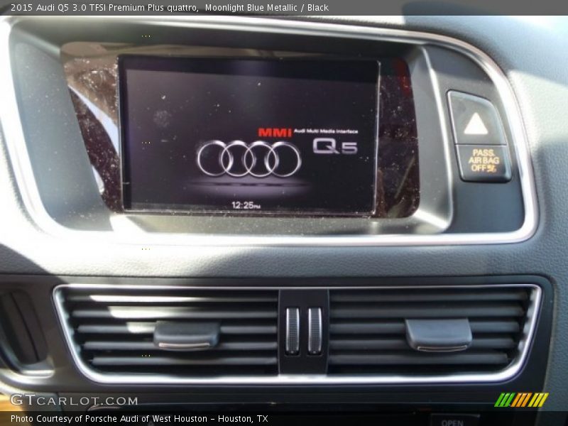 Moonlight Blue Metallic / Black 2015 Audi Q5 3.0 TFSI Premium Plus quattro