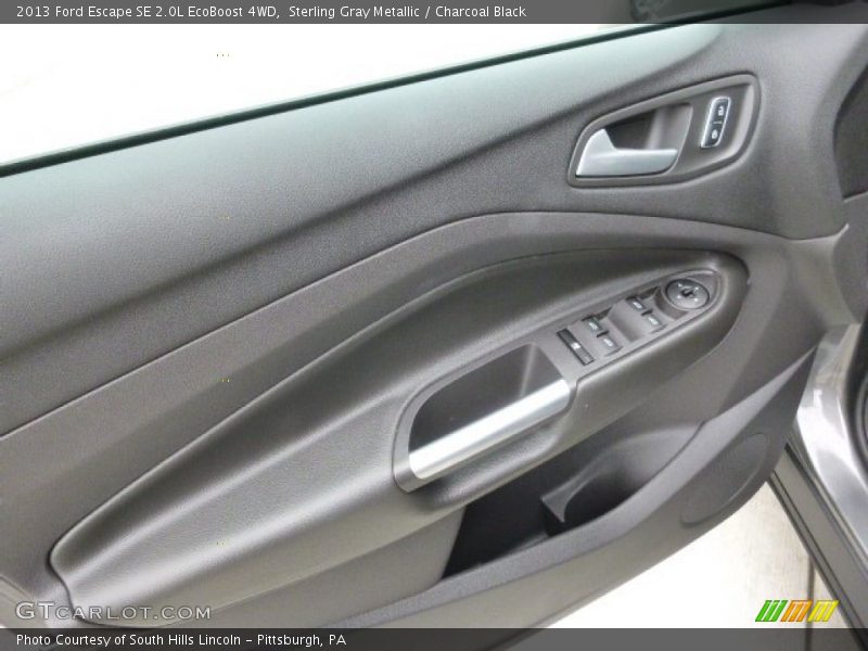 Sterling Gray Metallic / Charcoal Black 2013 Ford Escape SE 2.0L EcoBoost 4WD
