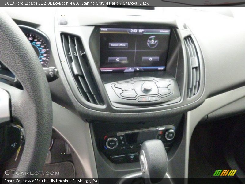Sterling Gray Metallic / Charcoal Black 2013 Ford Escape SE 2.0L EcoBoost 4WD
