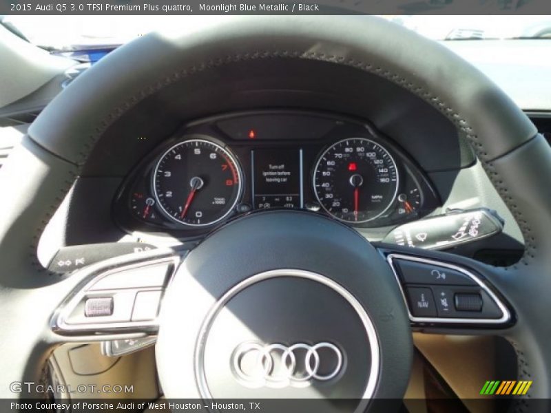 Moonlight Blue Metallic / Black 2015 Audi Q5 3.0 TFSI Premium Plus quattro