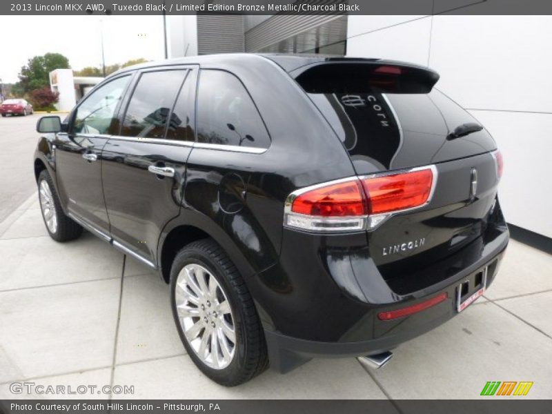 Tuxedo Black / Limited Edition Bronze Metallic/Charcoal Black 2013 Lincoln MKX AWD