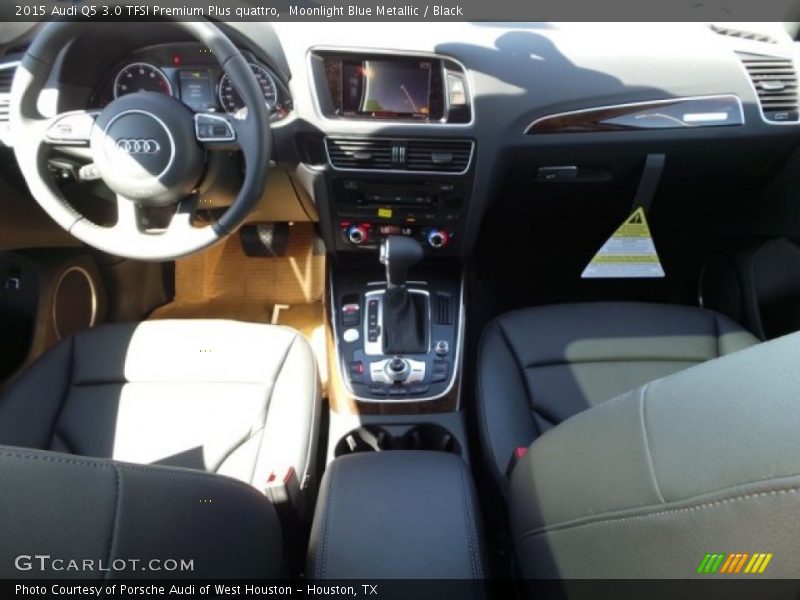 Moonlight Blue Metallic / Black 2015 Audi Q5 3.0 TFSI Premium Plus quattro