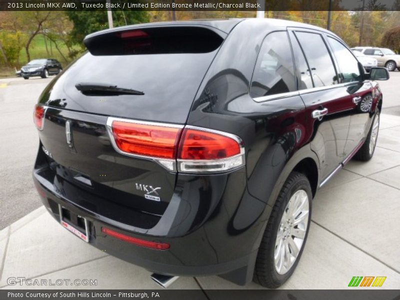 Tuxedo Black / Limited Edition Bronze Metallic/Charcoal Black 2013 Lincoln MKX AWD