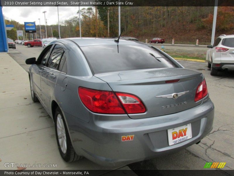 Silver Steel Metallic / Dark Slate Gray 2010 Chrysler Sebring Limited Sedan