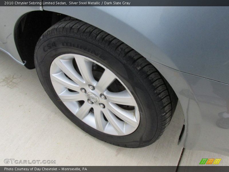 Silver Steel Metallic / Dark Slate Gray 2010 Chrysler Sebring Limited Sedan
