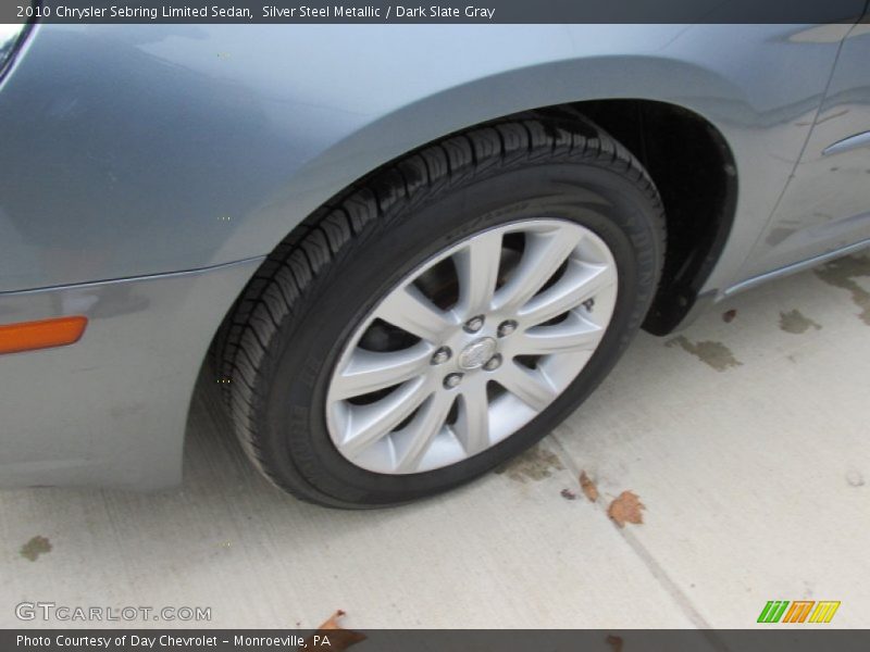 Silver Steel Metallic / Dark Slate Gray 2010 Chrysler Sebring Limited Sedan