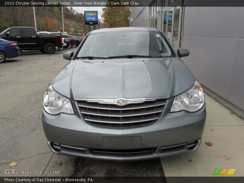Silver Steel Metallic / Dark Slate Gray 2010 Chrysler Sebring Limited Sedan