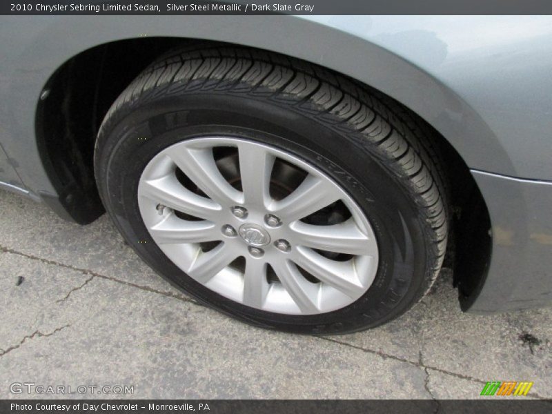 Silver Steel Metallic / Dark Slate Gray 2010 Chrysler Sebring Limited Sedan