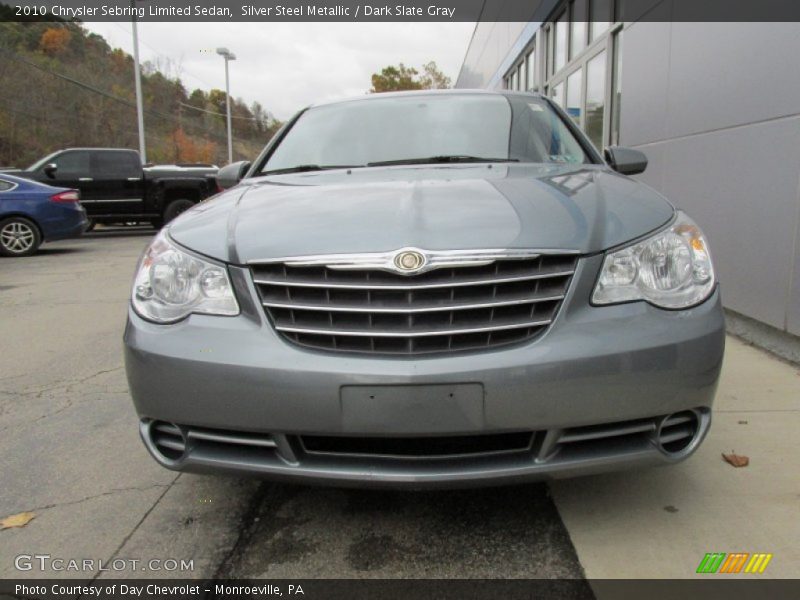 Silver Steel Metallic / Dark Slate Gray 2010 Chrysler Sebring Limited Sedan