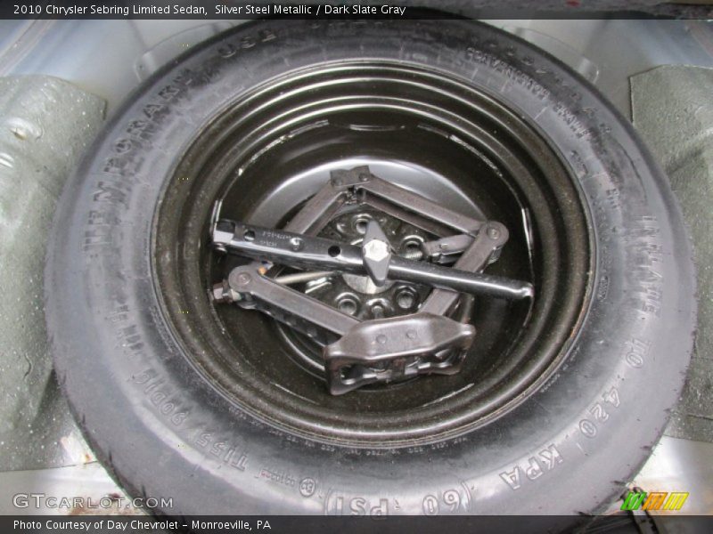 Silver Steel Metallic / Dark Slate Gray 2010 Chrysler Sebring Limited Sedan