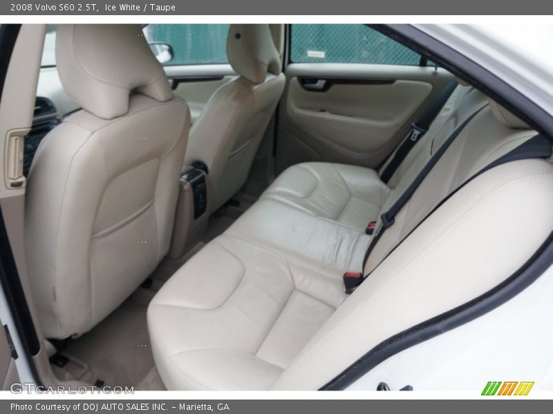 Ice White / Taupe 2008 Volvo S60 2.5T