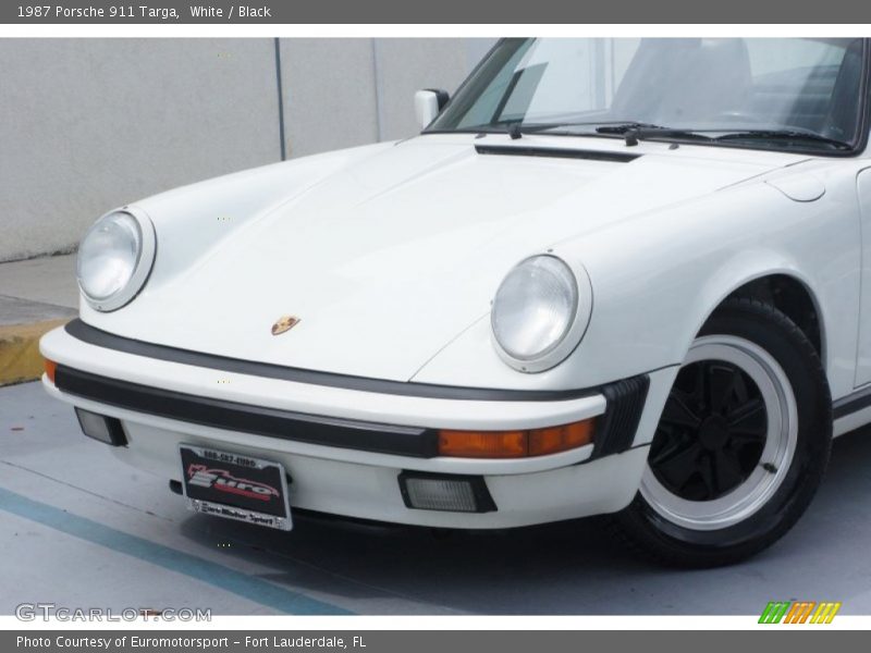 White / Black 1987 Porsche 911 Targa