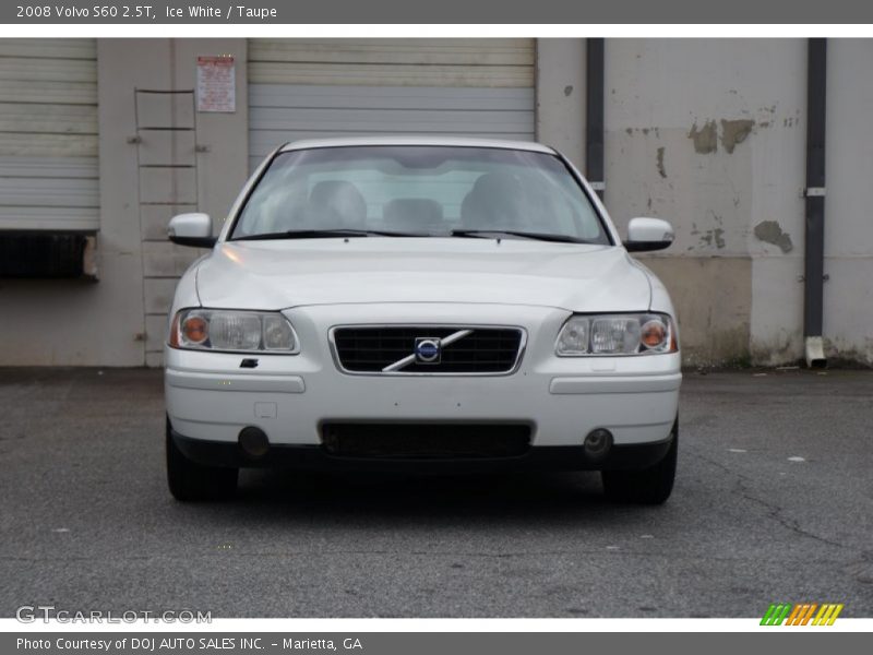 Ice White / Taupe 2008 Volvo S60 2.5T