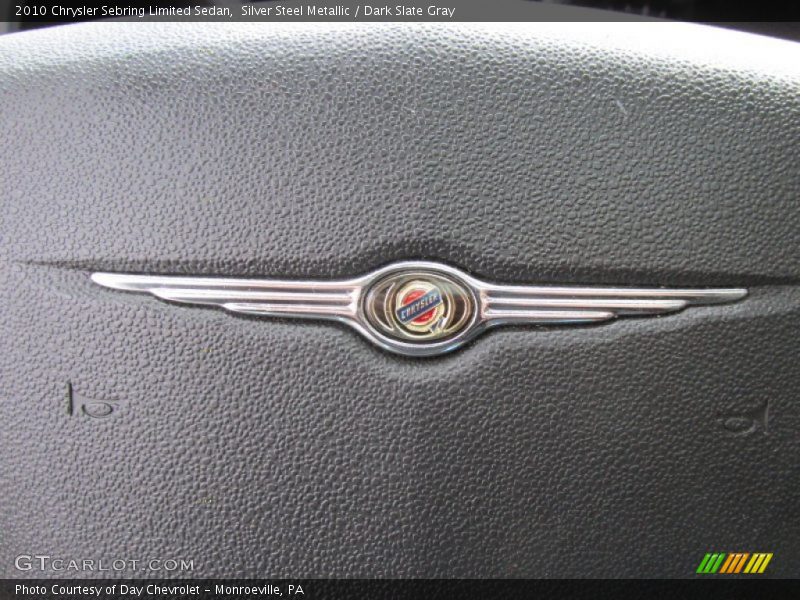 Silver Steel Metallic / Dark Slate Gray 2010 Chrysler Sebring Limited Sedan