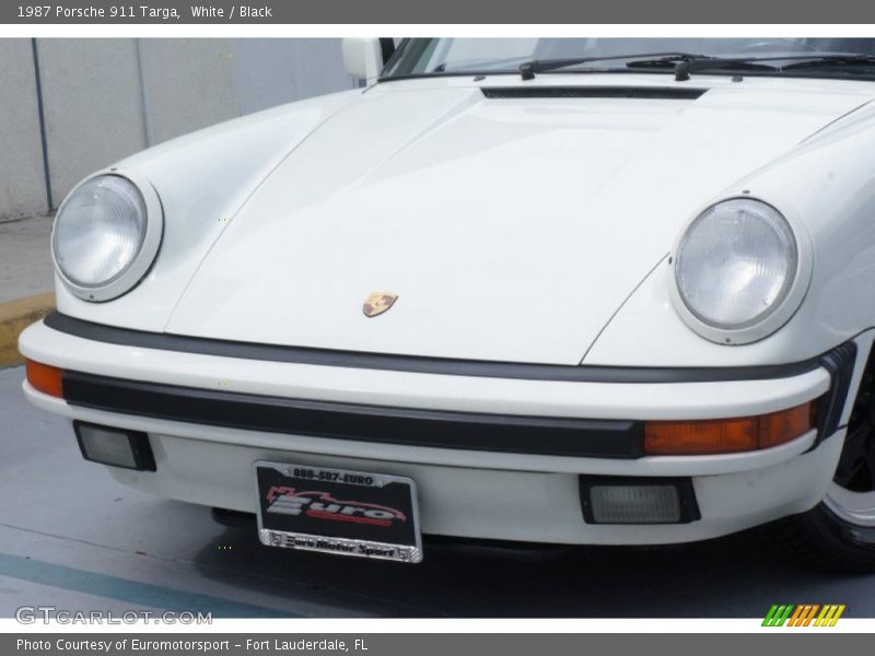 White / Black 1987 Porsche 911 Targa