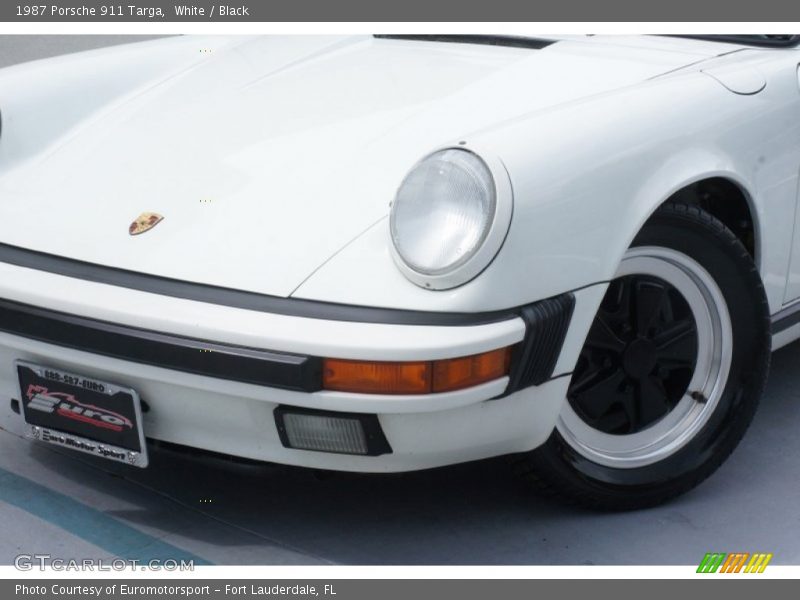 White / Black 1987 Porsche 911 Targa