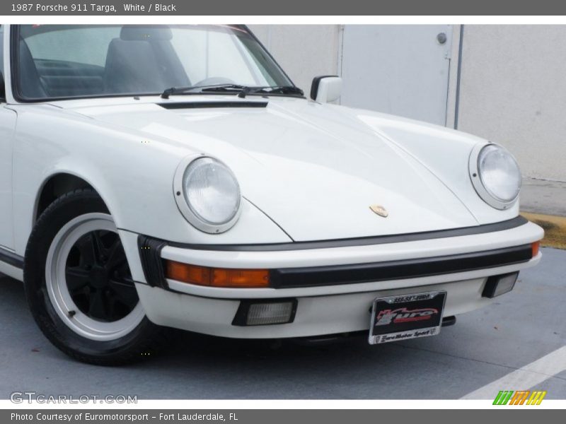 White / Black 1987 Porsche 911 Targa